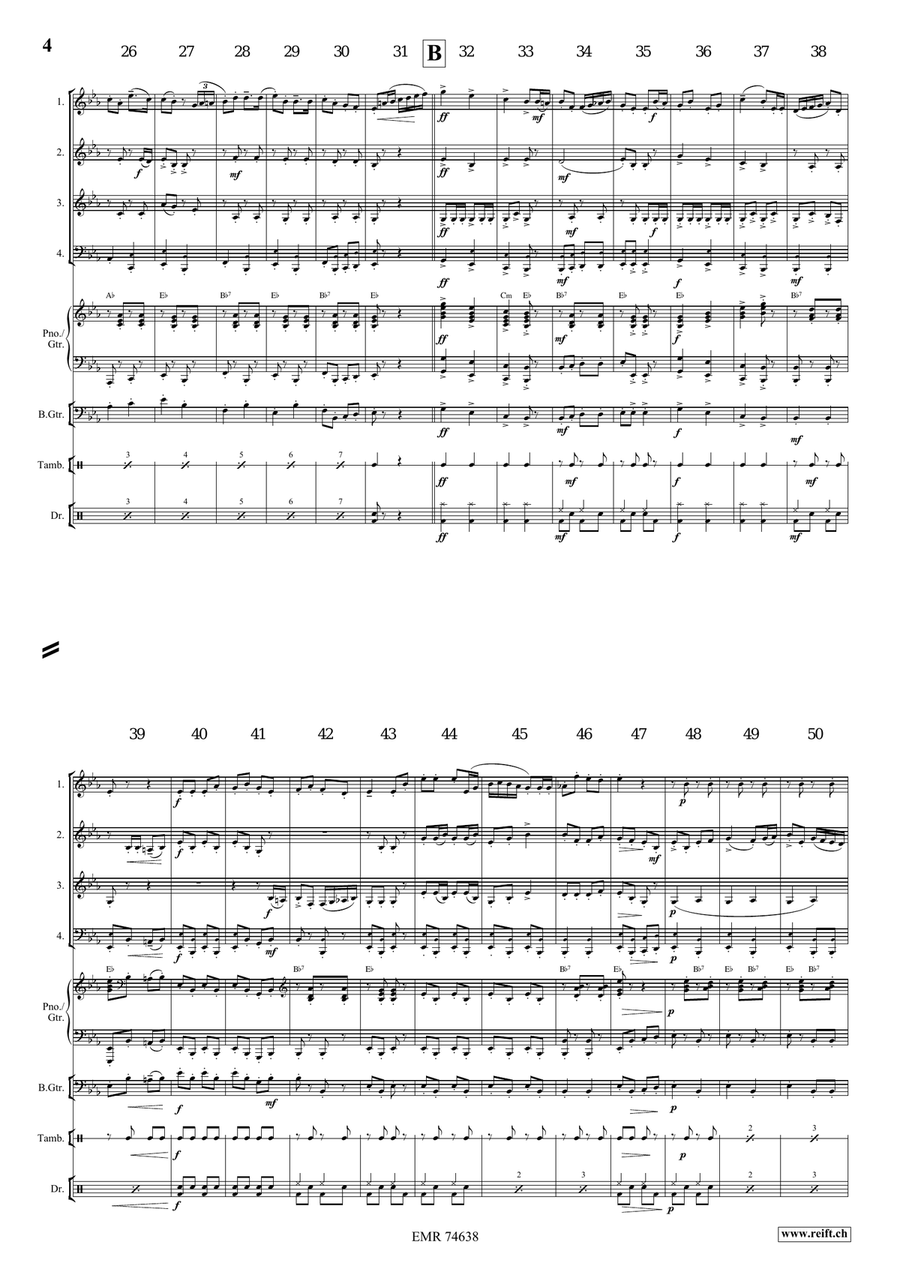Can-Can Alla Rossini Can-Can Alla Rossini Woodwind Quartet scores gallery preview page 5