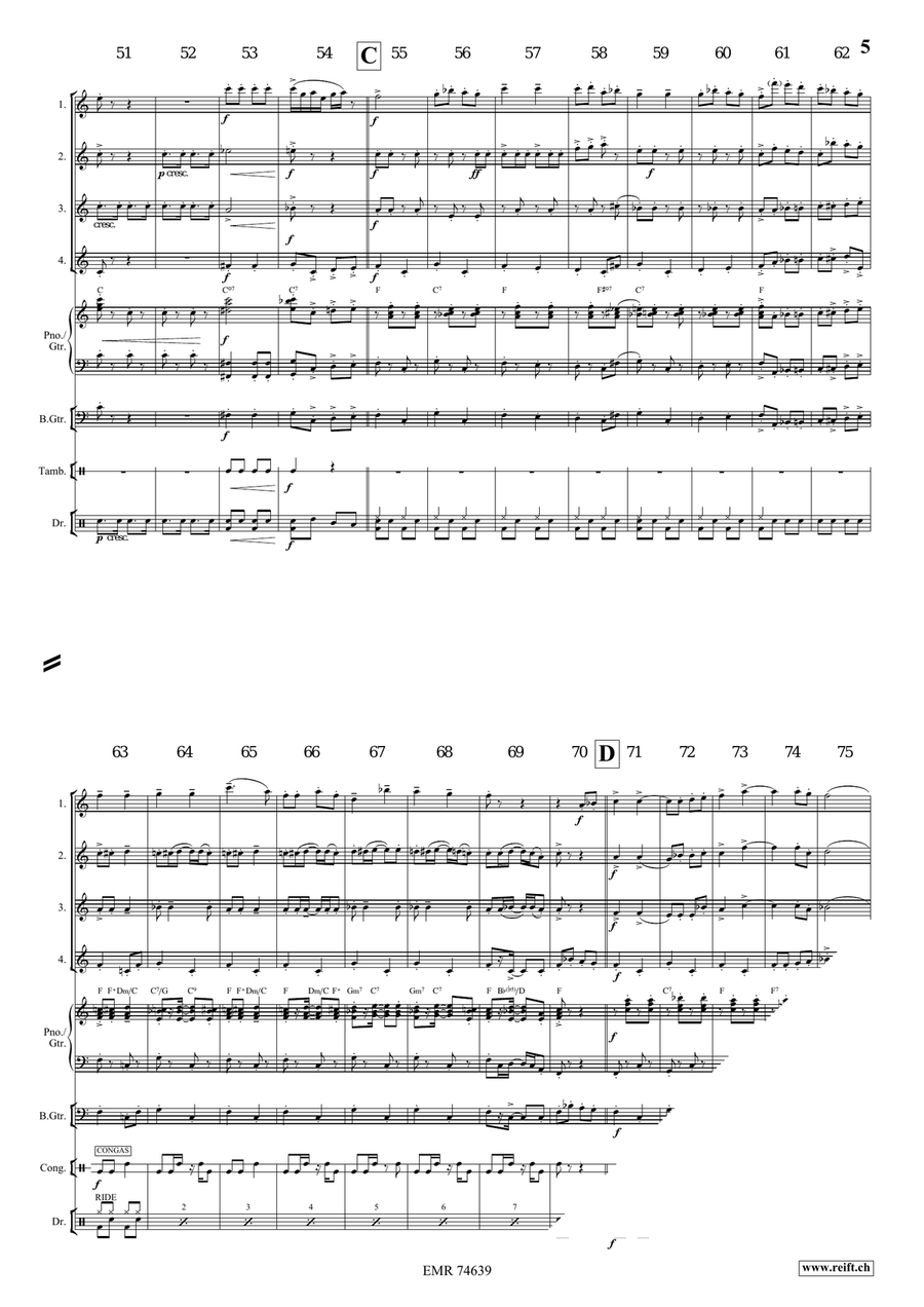 Can-Can Alla Rossini Can-Can Alla Rossini Flute Quartet scores gallery preview page 6