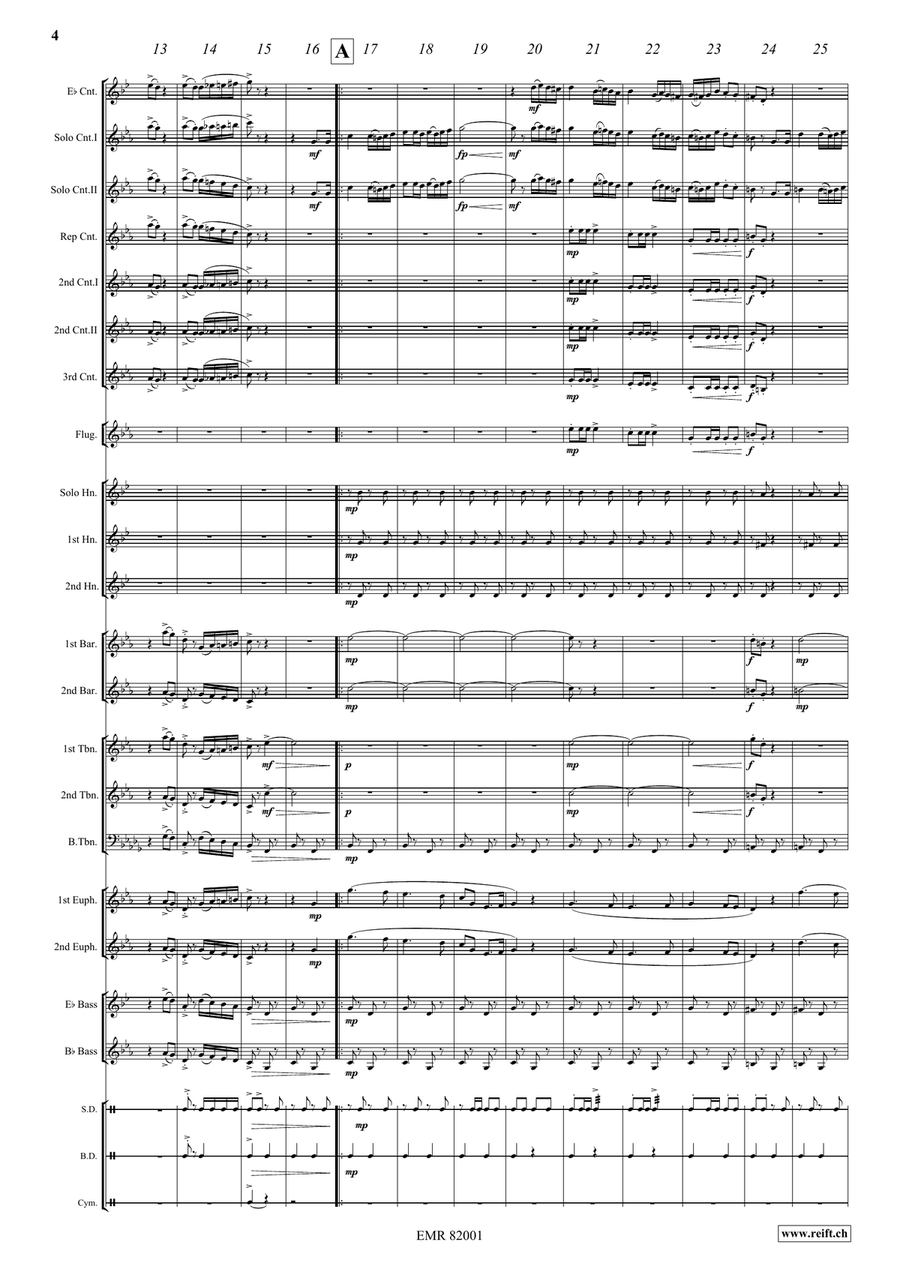 The Golden March The Golden March Brass Band scores gallery preview page 5