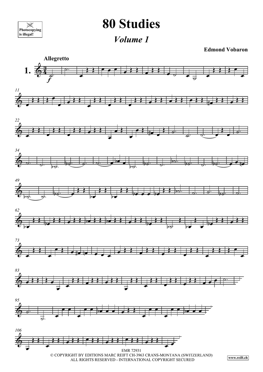 80 Studies Volume 1 80 Studies Volume 1 Horn scores gallery preview page 3
