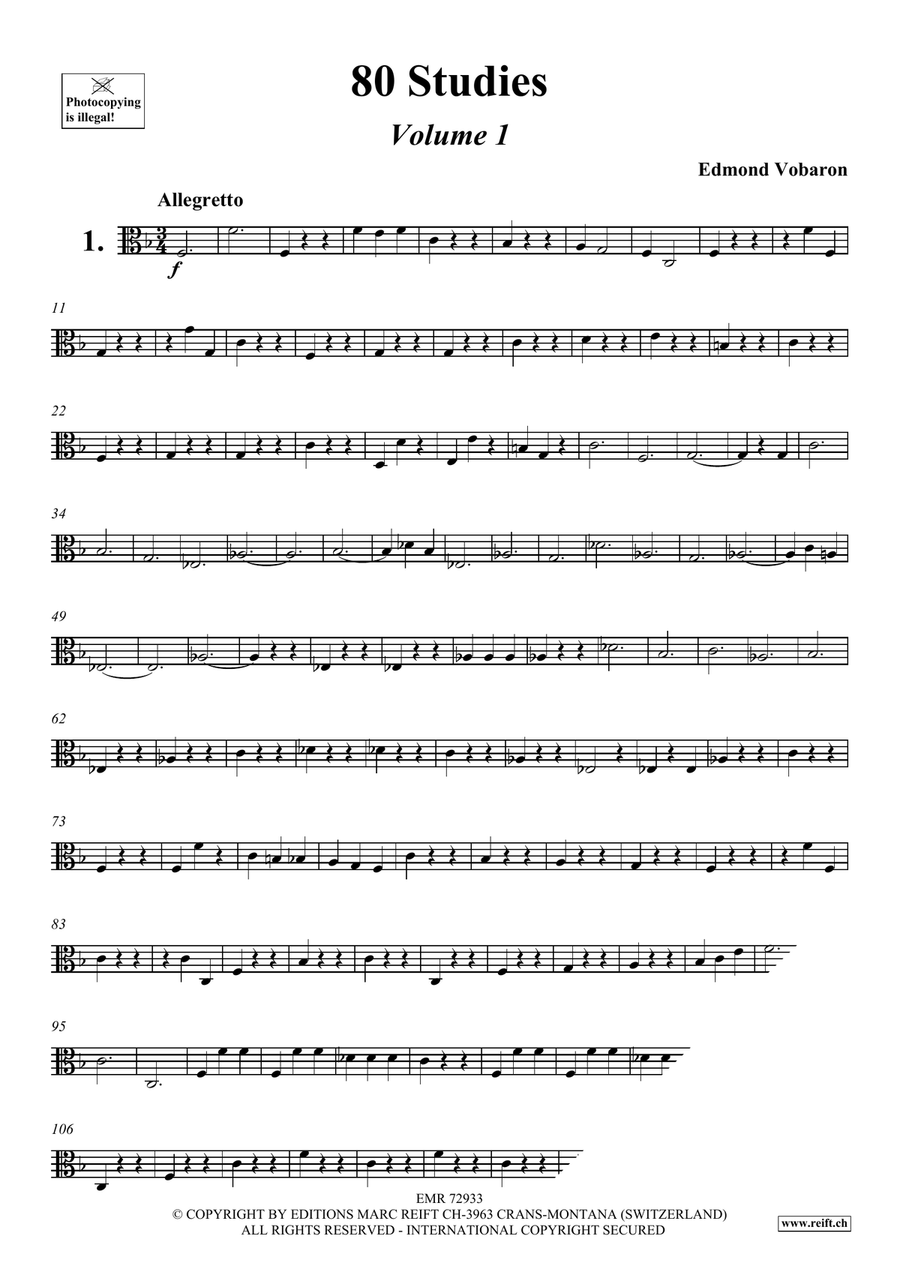 80 Studies Volume 1 80 Studies Volume 1 Trombone scores gallery preview page 3