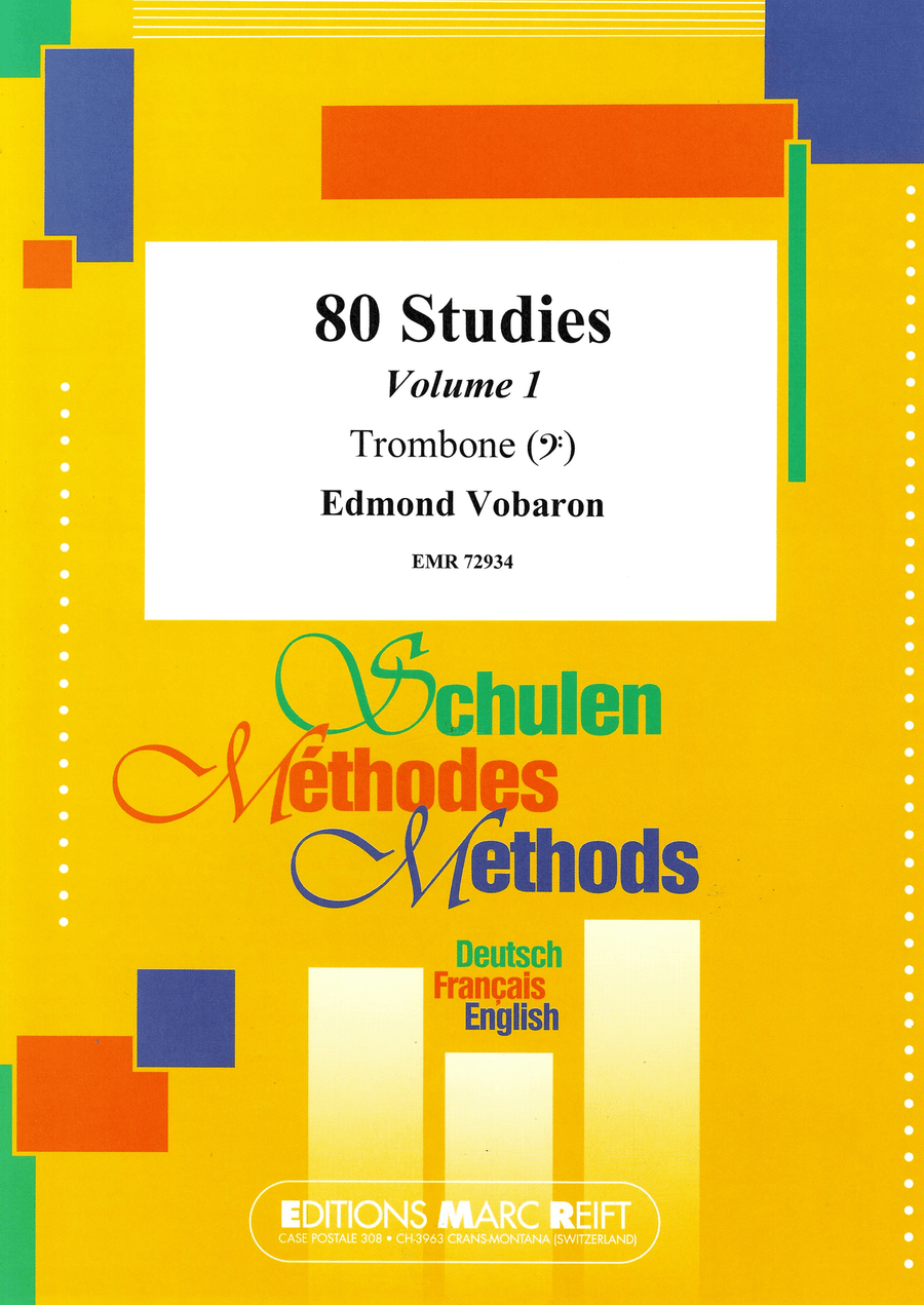 80 Studies Volume 1 80 Studies Volume 1 Trombone scores gallery preview page 1