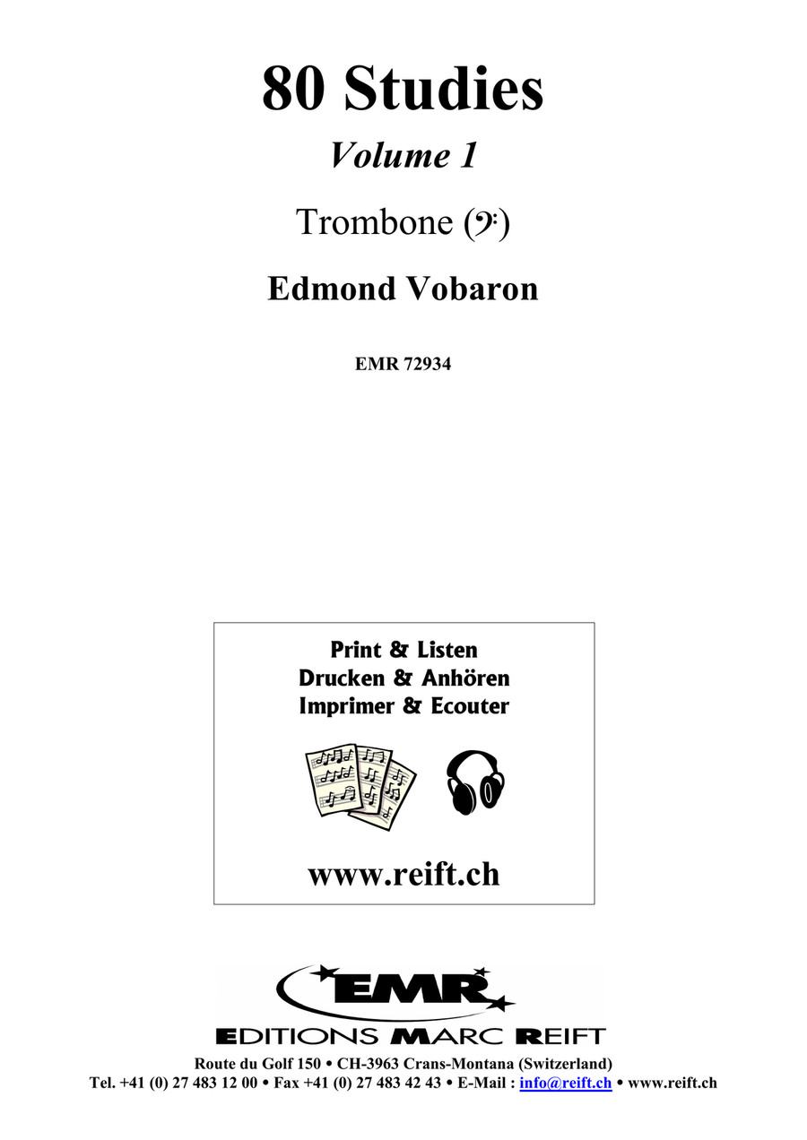 80 Studies Volume 1 80 Studies Volume 1 Trombone scores gallery preview page 2