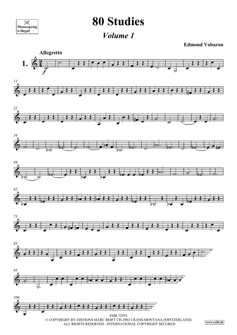 80 Studies Volume 1 80 Studies Volume 1 Trombone scores gallery preview page 3