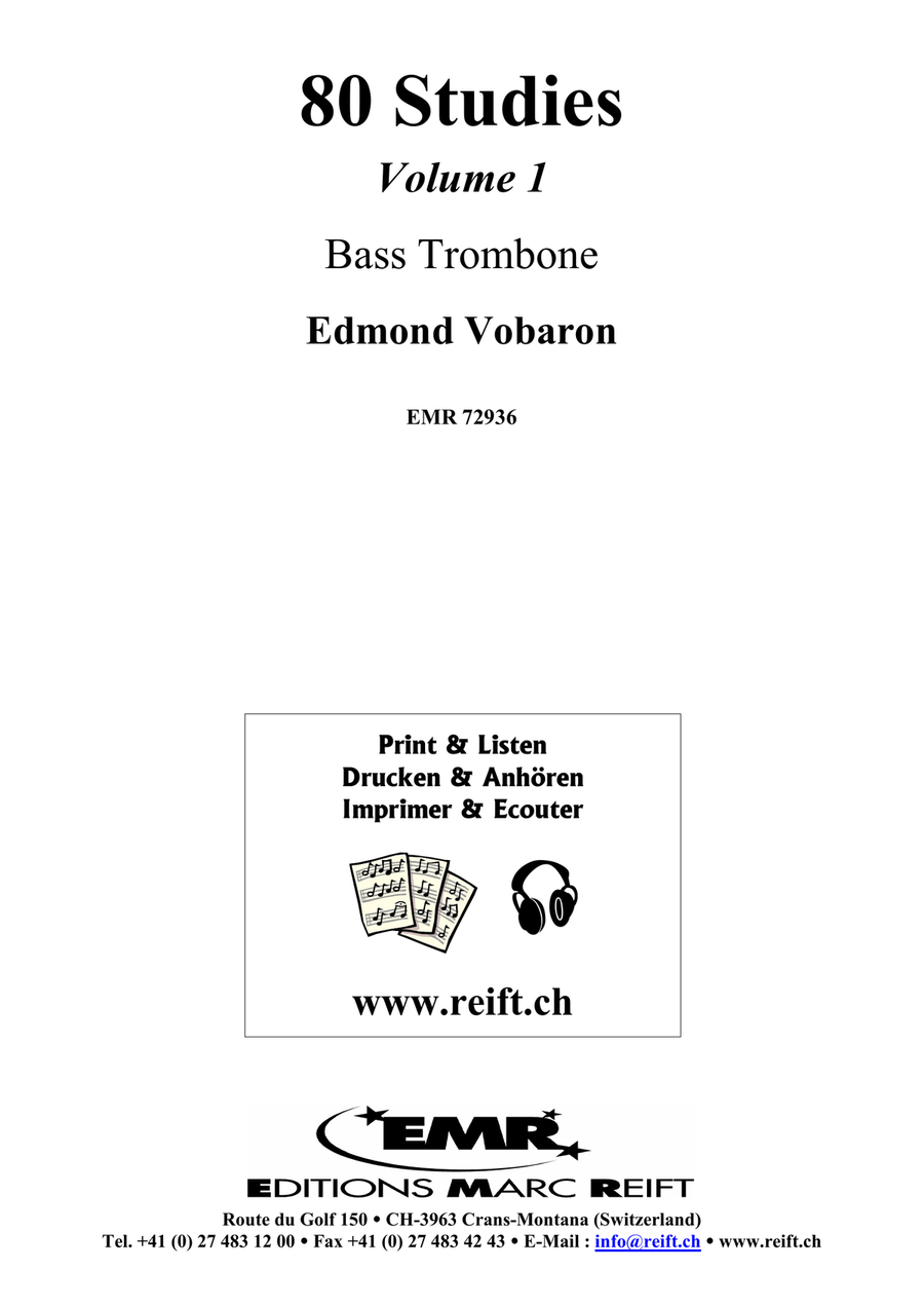 80 Studies Volume 1 80 Studies Volume 1 Trombone scores gallery preview page 2
