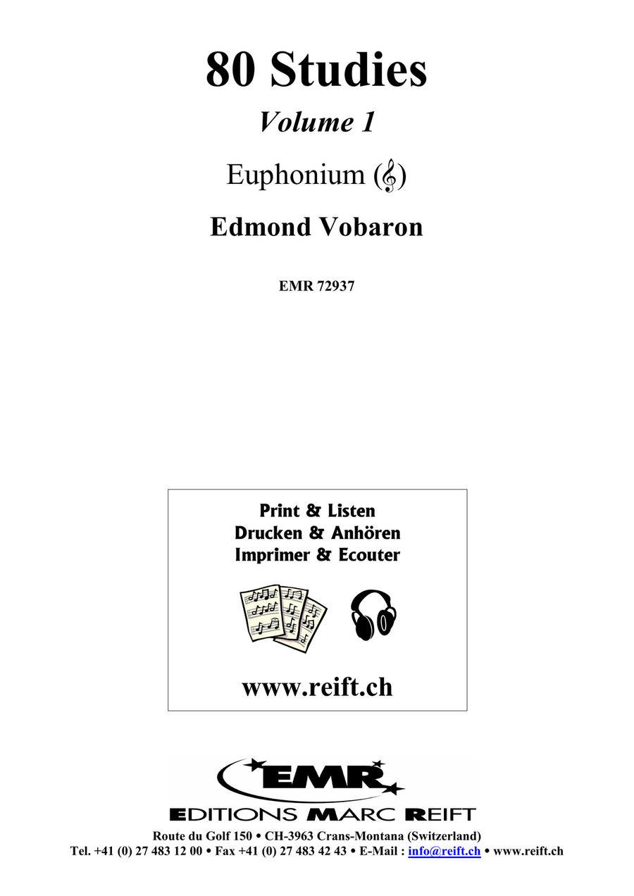 80 Studies Volume 1 80 Studies Volume 1 Euphonium scores gallery preview page 2