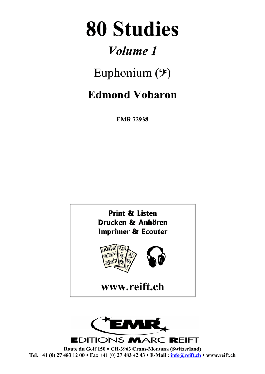 80 Studies Volume 1 80 Studies Volume 1 Euphonium scores gallery preview page 2