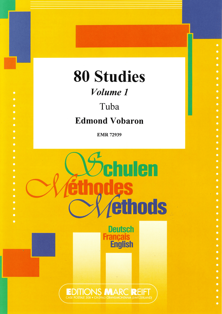 80 Studies Volume 1 80 Studies Volume 1 Tuba scores gallery preview page 1