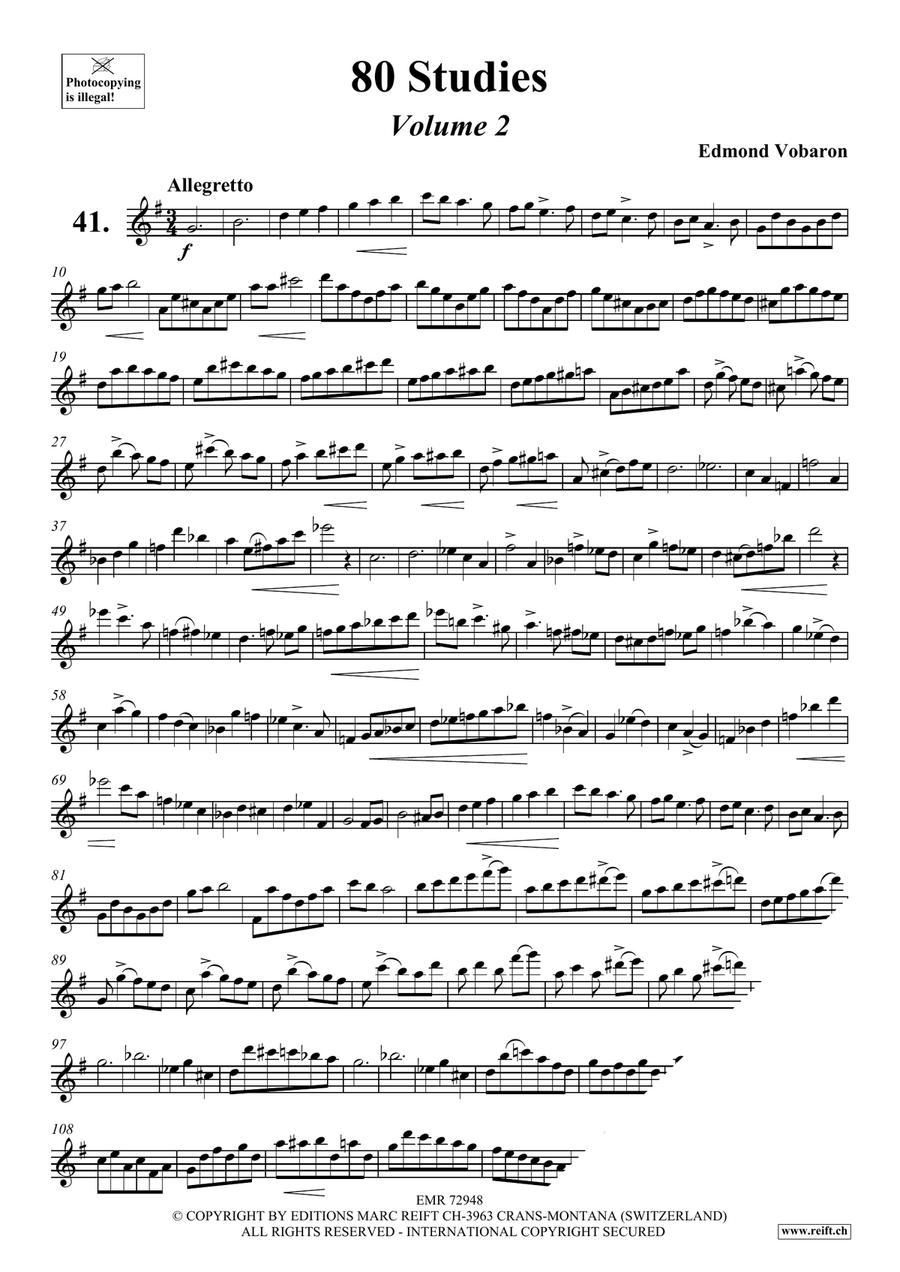 80 Studies Volume 2 80 Studies Volume 2 Flute Solo scores gallery preview page 3