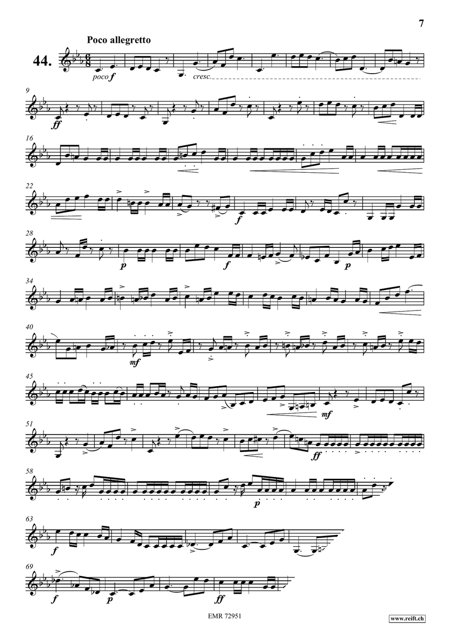 80 Studies Volume 2 80 Studies Volume 2 Bass Clarinet scores gallery preview page 6