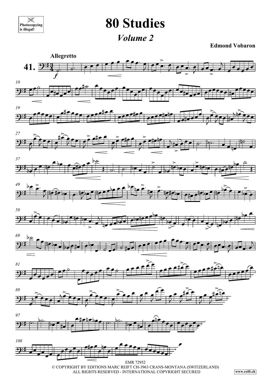 80 Studies Volume 2 80 Studies Volume 2 Bassoon Solo scores gallery preview page 3