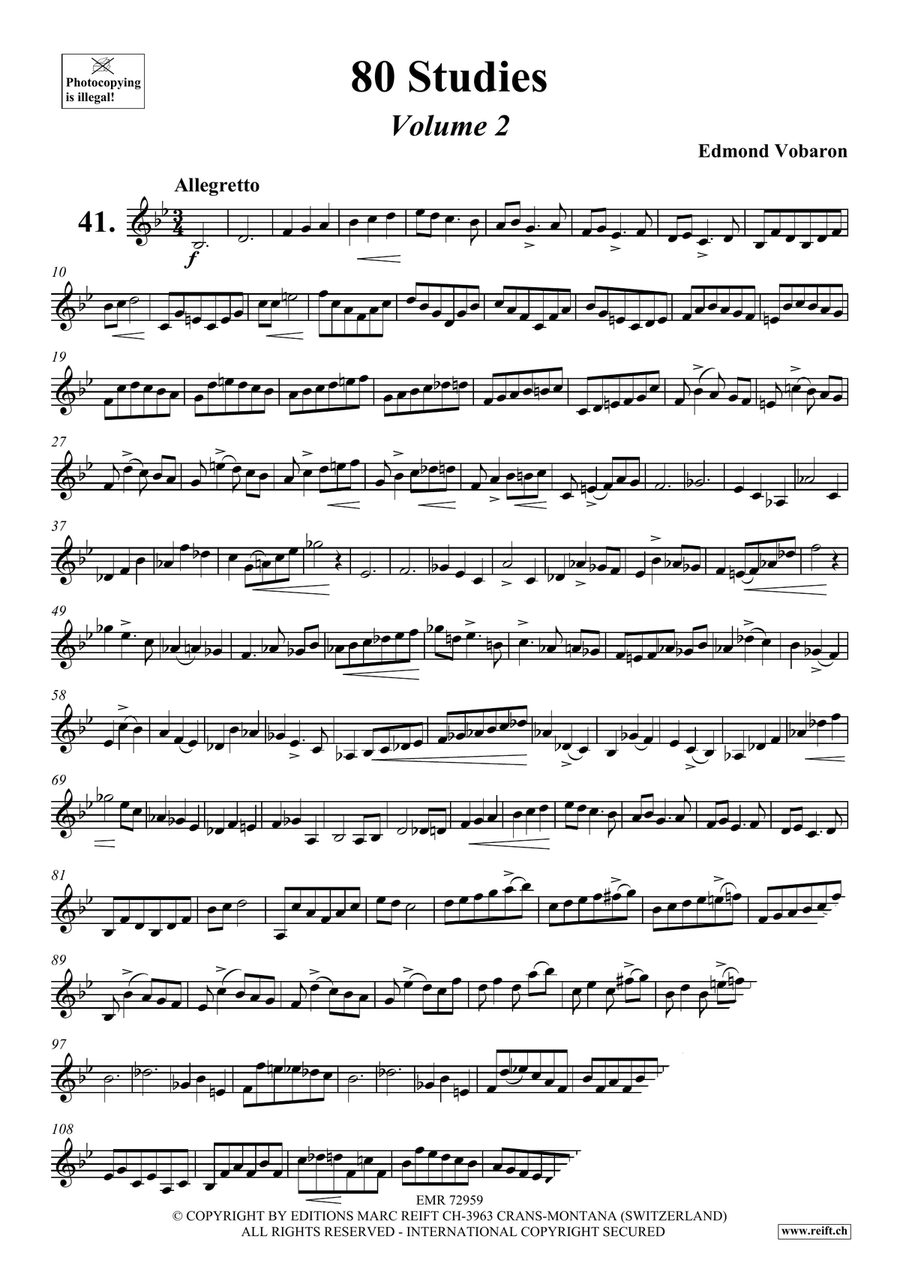 80 Studies Volume 2 80 Studies Volume 2 Horn scores gallery preview page 3