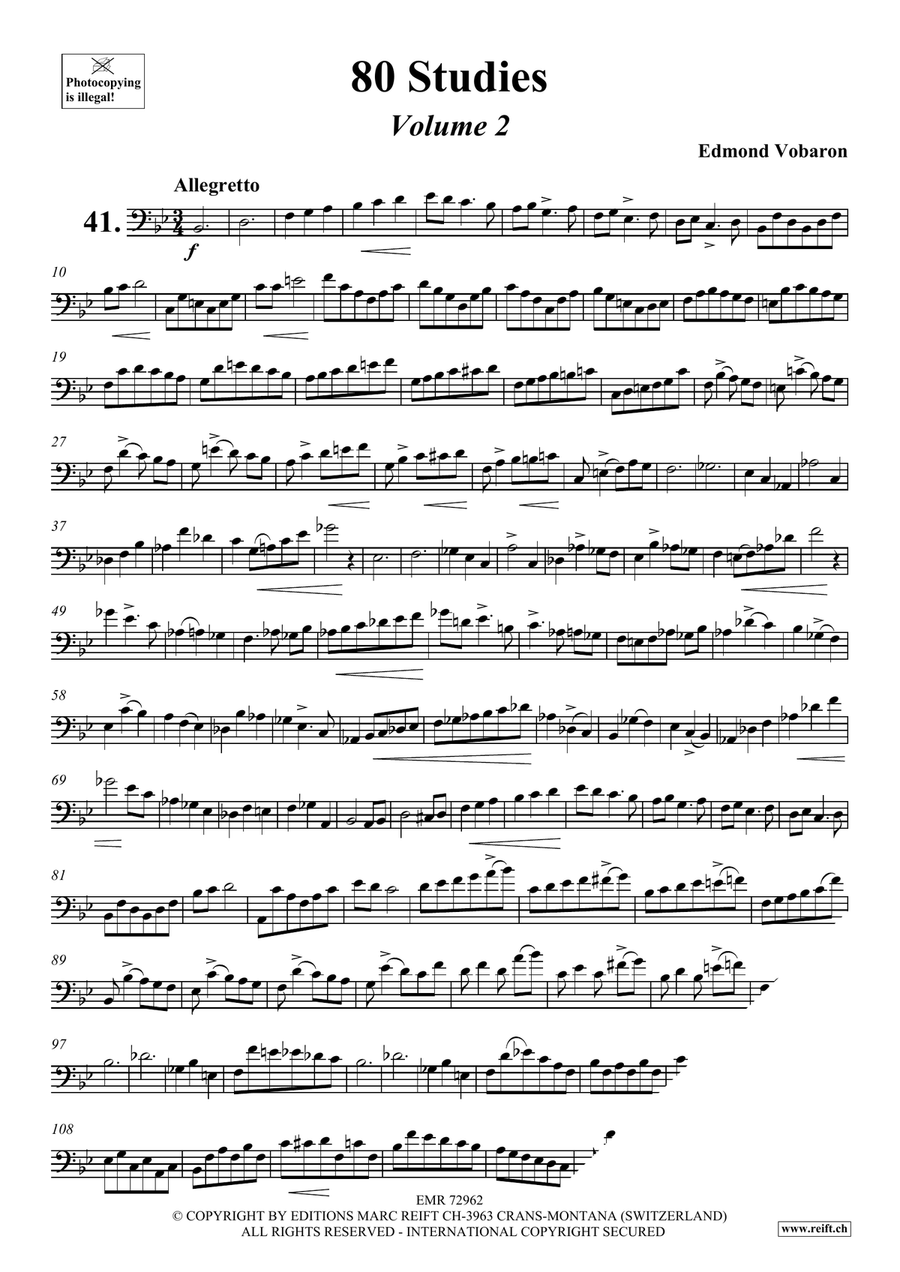 80 Studies Volume 2 80 Studies Volume 2 Trombone scores gallery preview page 3