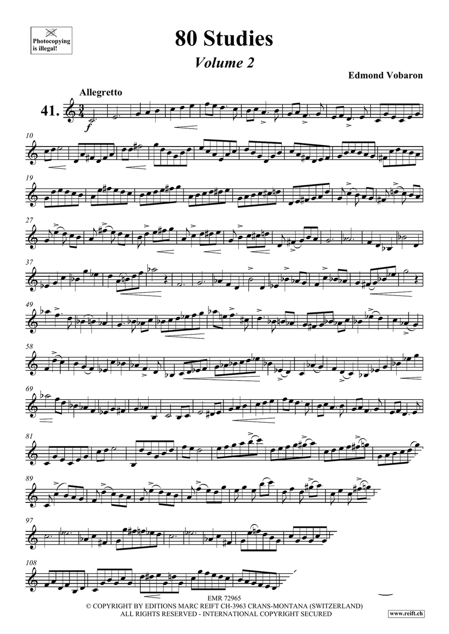80 Studies Volume 2 80 Studies Volume 2 Euphonium scores gallery preview page 3