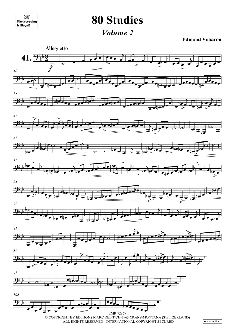 80 Studies Volume 2 80 Studies Volume 2 Tuba scores gallery preview page 3