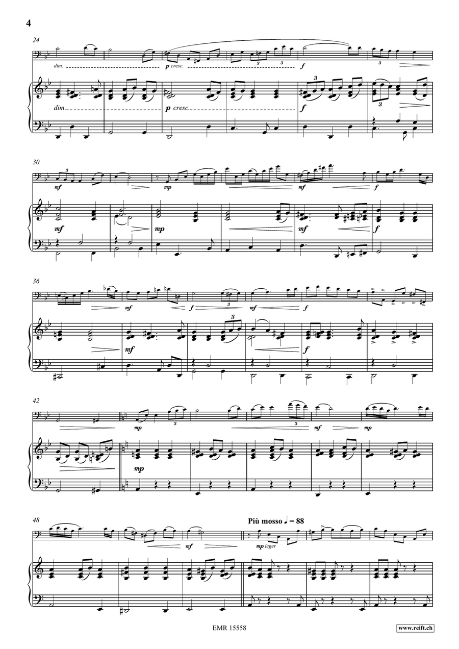 Un Passé Oublié Un Passé Oublié Bassoon Solo scores gallery preview page 6