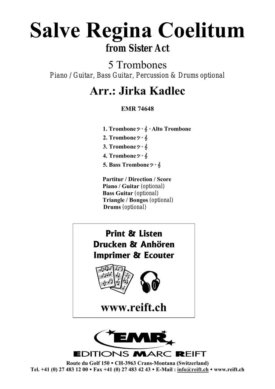 Salve Regina Coelitum Salve Regina Coelitum Trombone scores gallery preview page 2