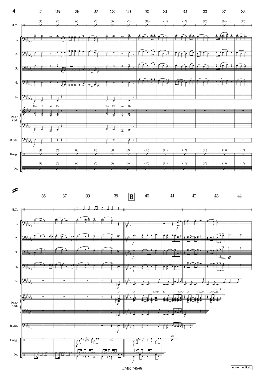 Salve Regina Coelitum Salve Regina Coelitum Trombone scores gallery preview page 4