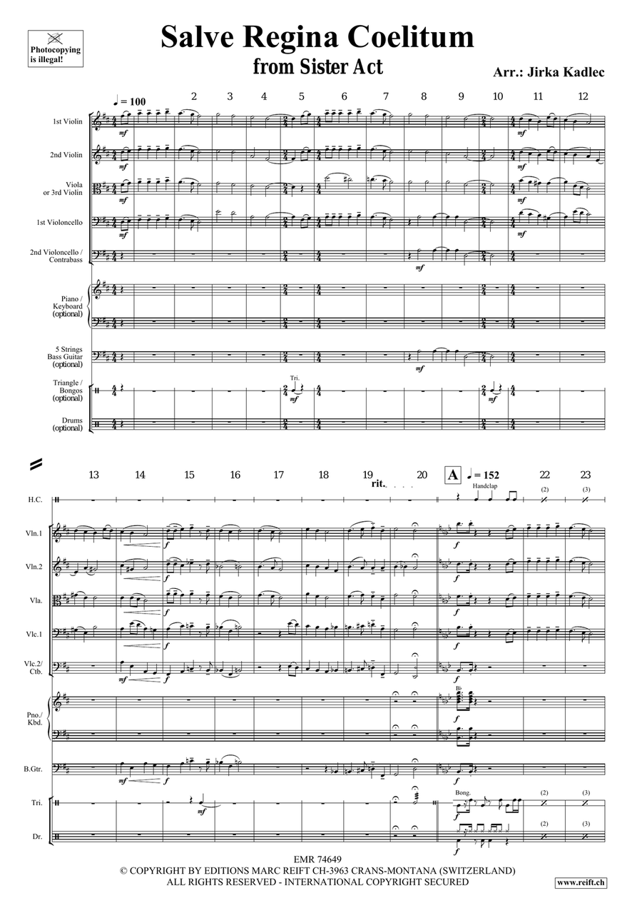 Salve Regina Coelitum Salve Regina Coelitum String Quintet scores gallery preview page 3