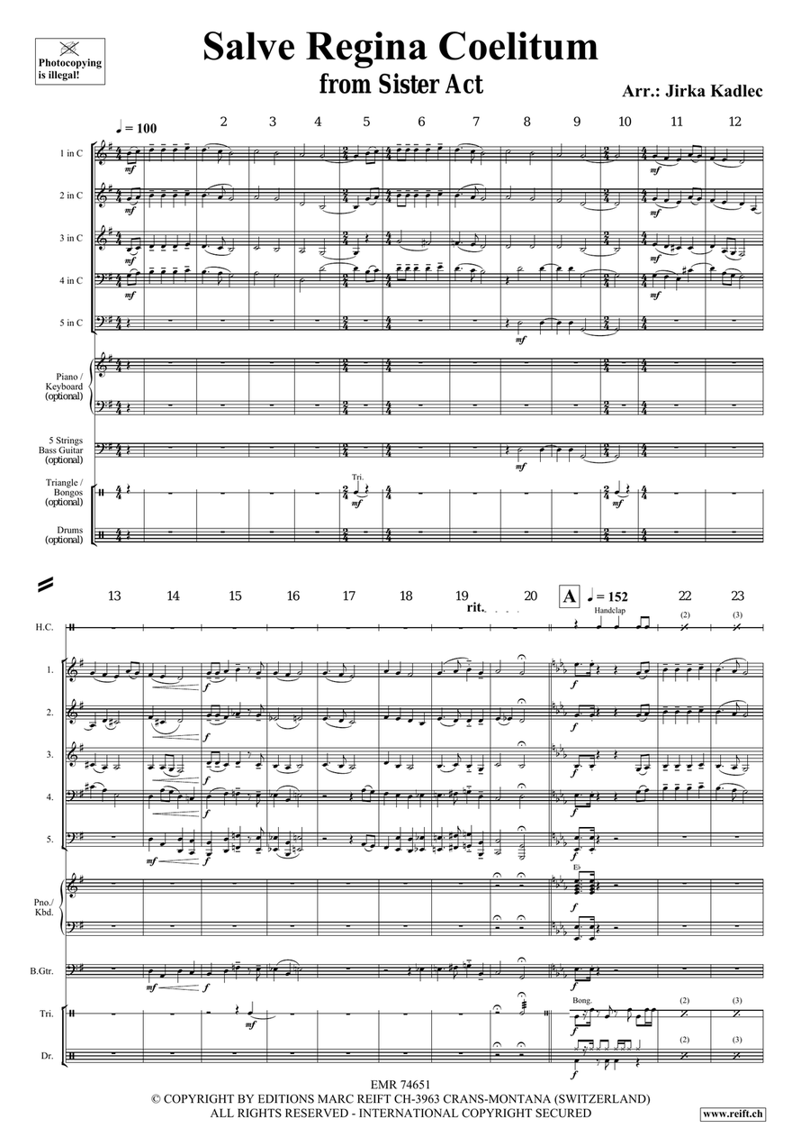 Salve Regina Coelitum Salve Regina Coelitum Woodwind Quintet scores gallery preview page 3