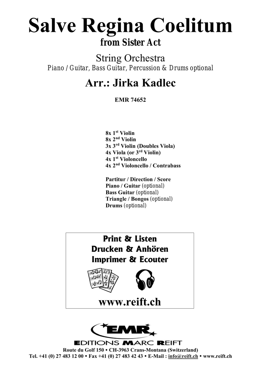 Salve Regina Coelitum Salve Regina Coelitum String Orchestra scores gallery preview page 2