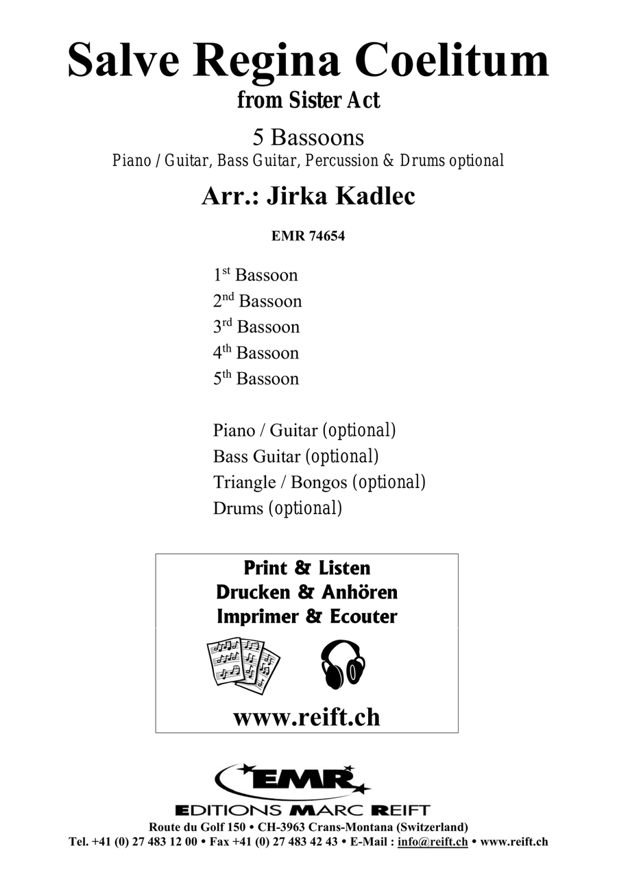 Salve Regina Coelitum Salve Regina Coelitum Bassoon scores gallery preview page 2