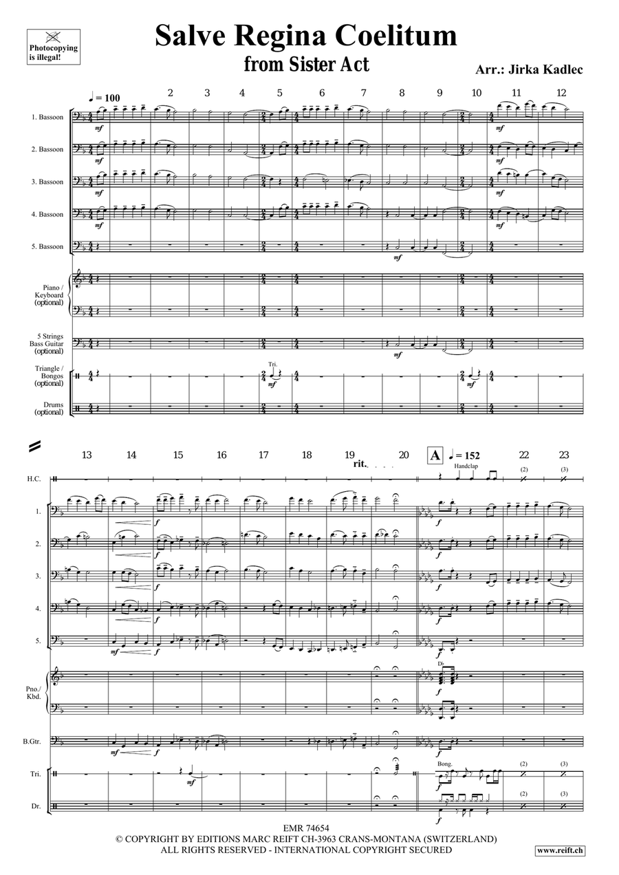 Salve Regina Coelitum Salve Regina Coelitum Bassoon scores gallery preview page 3