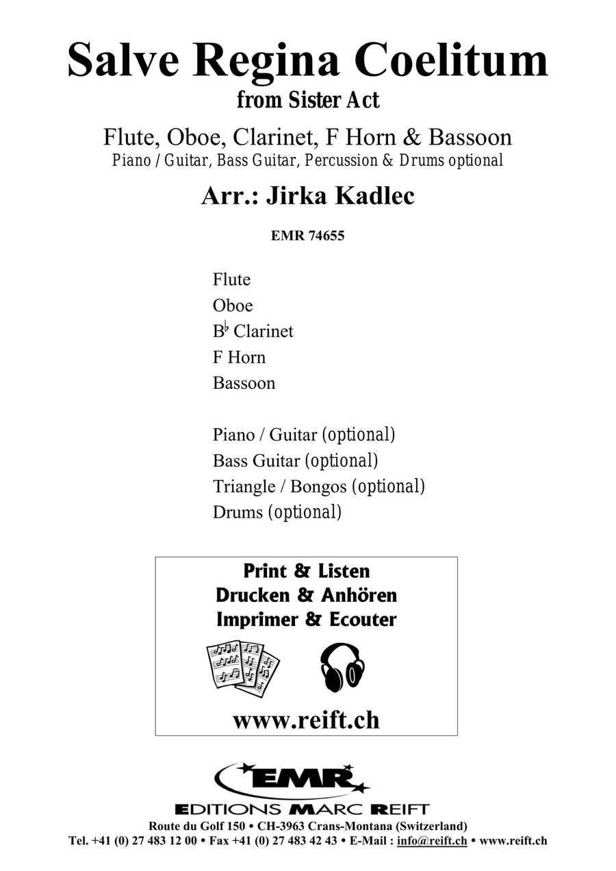 Salve Regina Coelitum Salve Regina Coelitum Woodwind Quintet scores gallery preview page 2