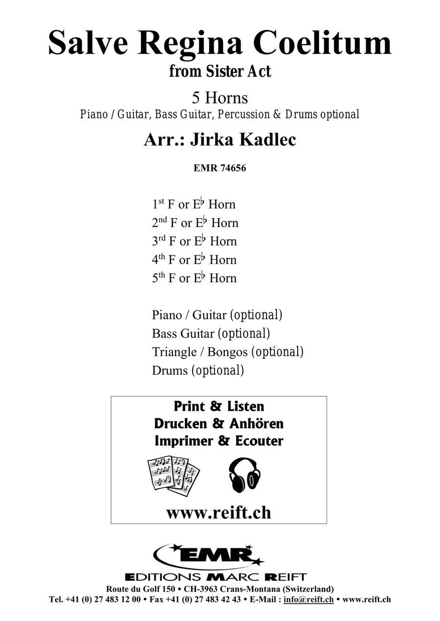 Salve Regina Coelitum Horn scores gallery preview page 2