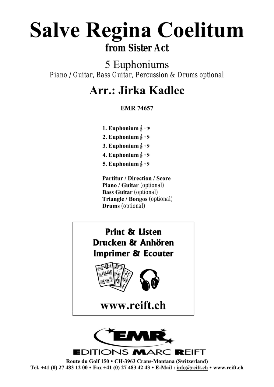 Salve Regina Coelitum Salve Regina Coelitum Euphonium Quintet scores gallery preview page 2