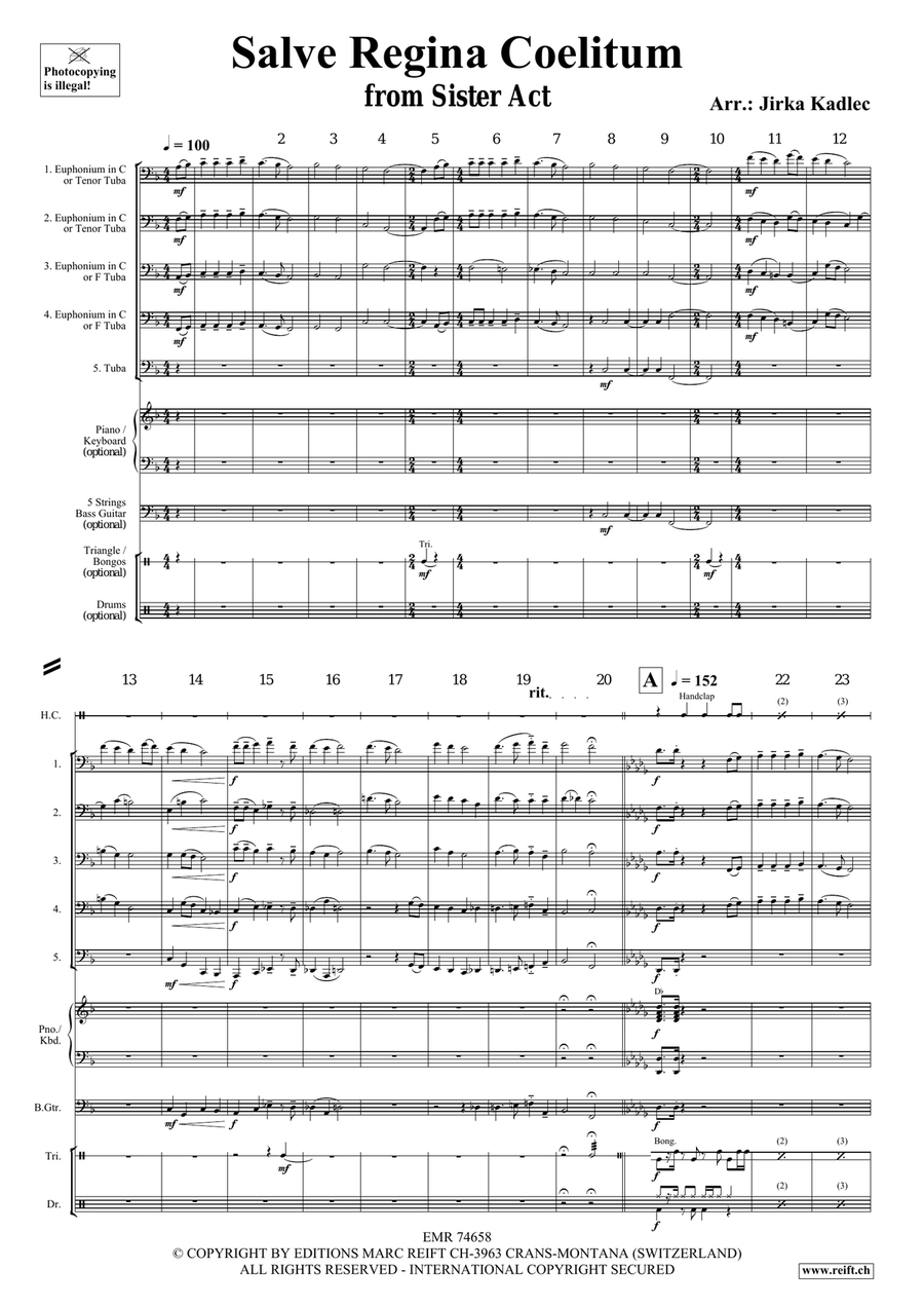 Salve Regina Coelitum Salve Regina Coelitum Tuba scores gallery preview page 3