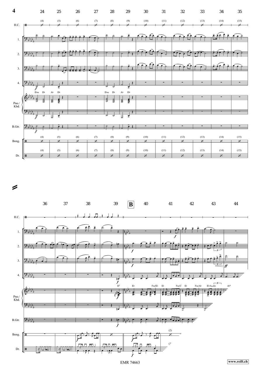 Salve Regina Coelitum Salve Regina Coelitum Trombone Quartet scores gallery preview page 4