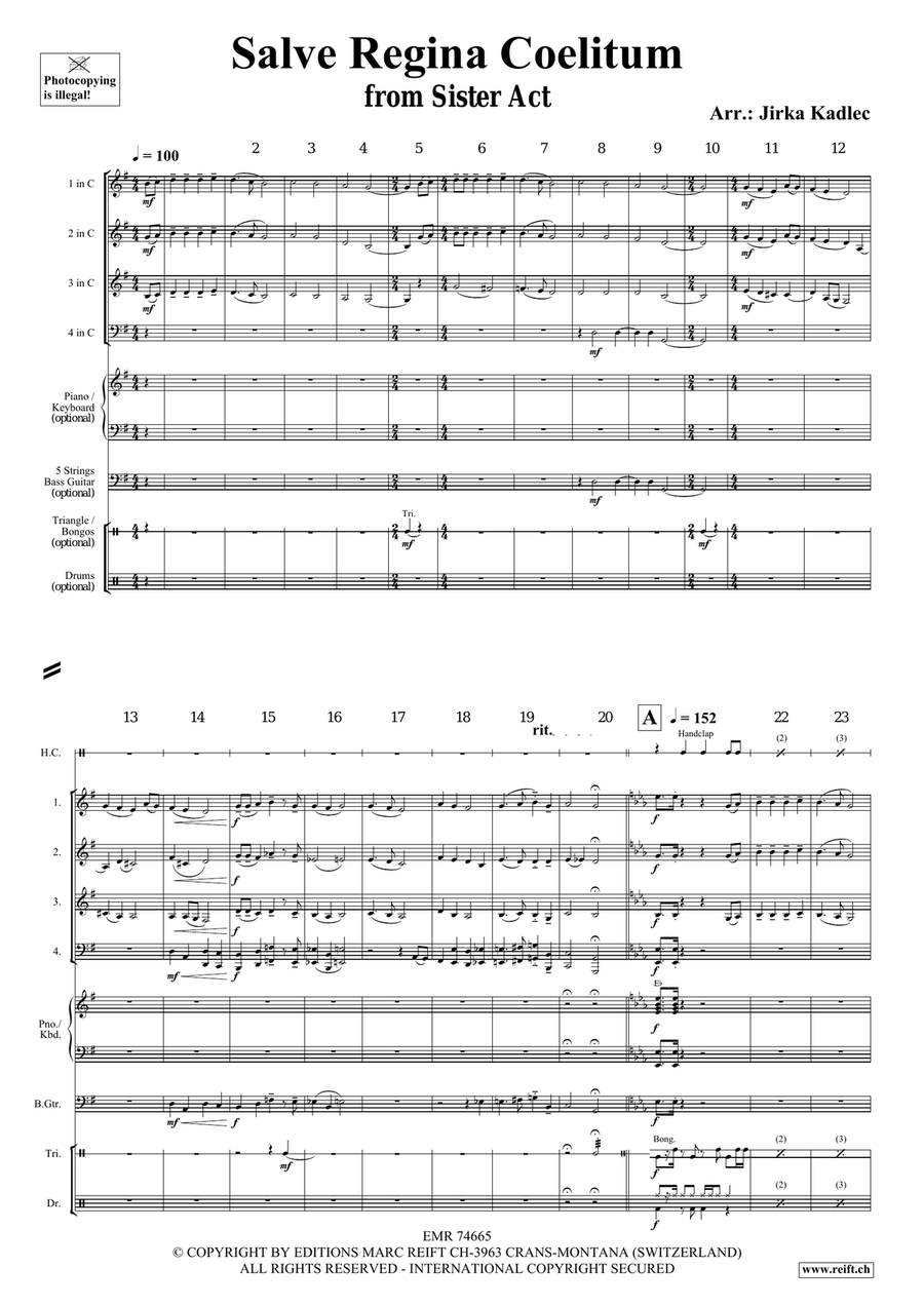 Salve Regina Coelitum Salve Regina Coelitum Brass Quartet scores gallery preview page 3