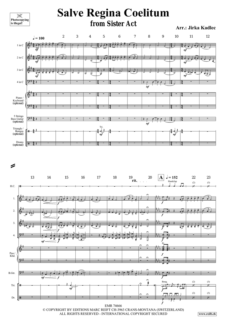 Salve Regina Coelitum Salve Regina Coelitum Woodwind Quartet scores gallery preview page 3