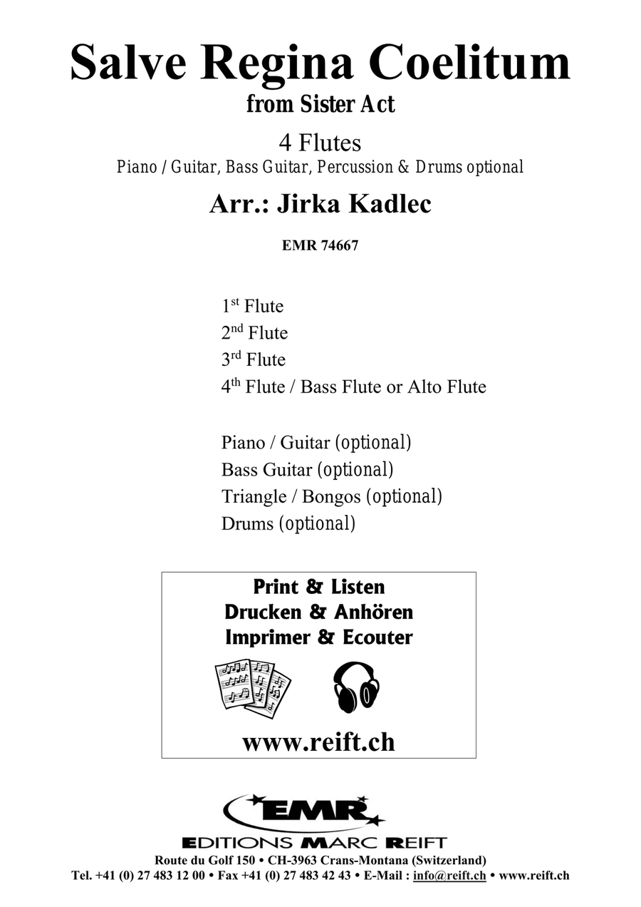 Salve Regina Coelitum Salve Regina Coelitum Flute Quartet scores gallery preview page 2