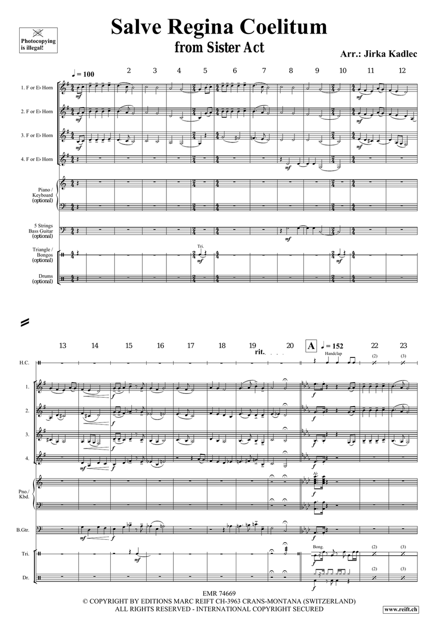 Salve Regina Coelitum Salve Regina Coelitum Horn scores gallery preview page 3