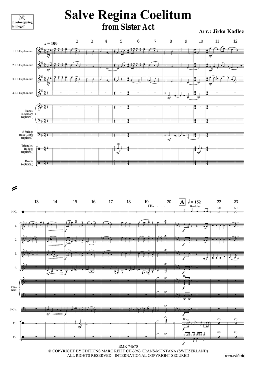 Salve Regina Coelitum Salve Regina Coelitum Euphonium Quartet scores gallery preview page 3