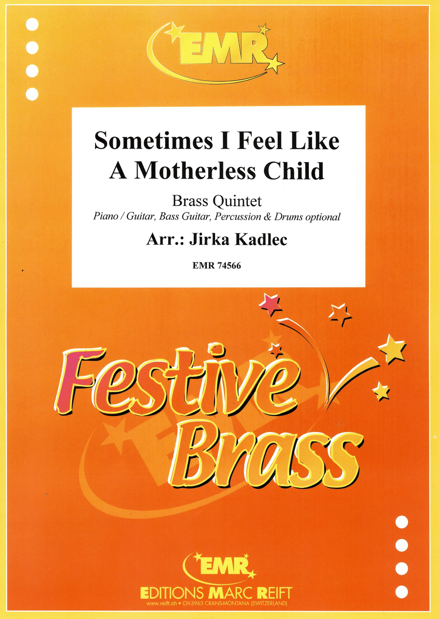 Sometimes I Feel Like A Motherless Child Brass Quintet scores gallery preview page 1