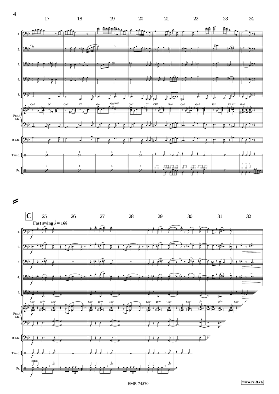 Sometimes I Feel Like A Motherless Child Bassoon scores gallery preview page 4