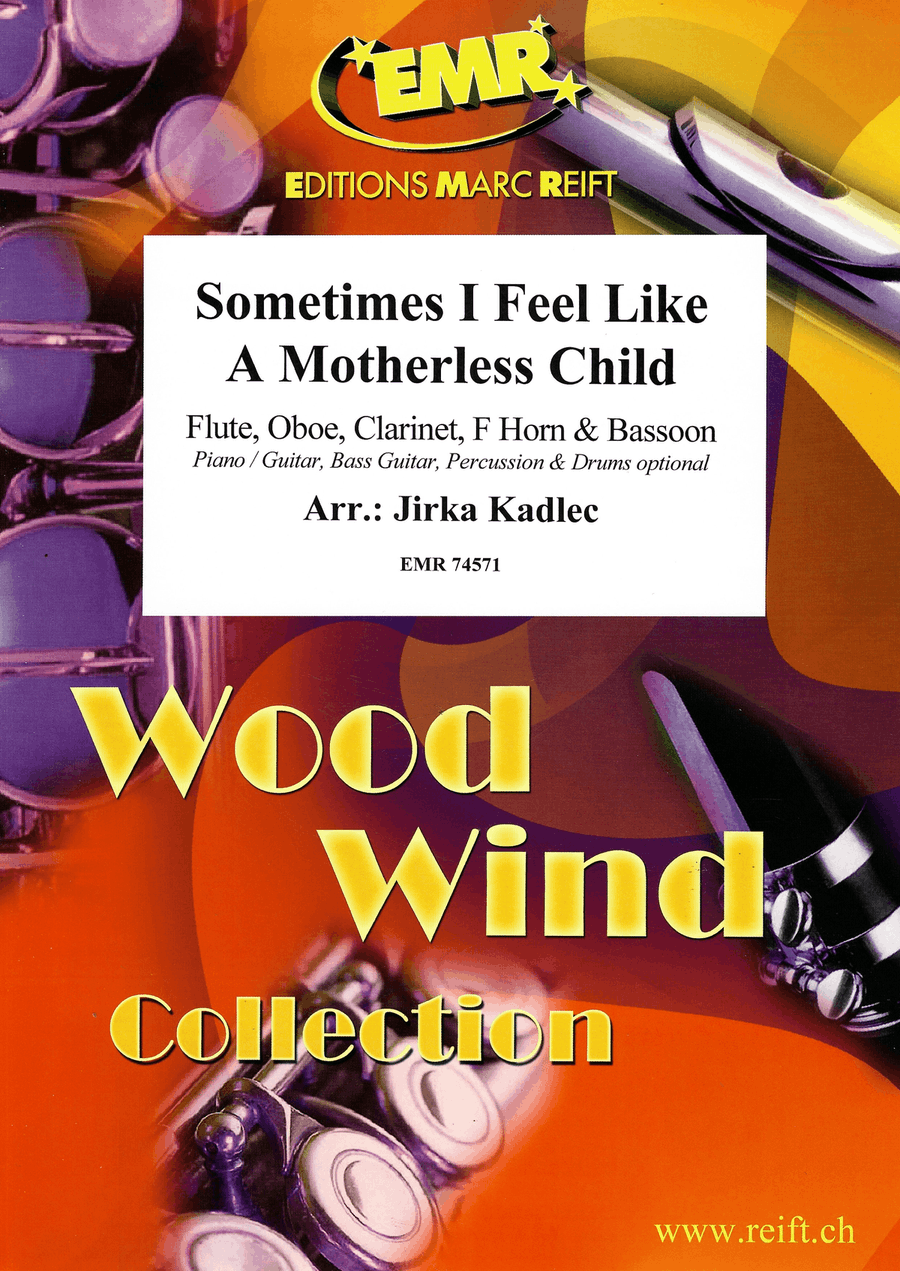 Sometimes I Feel Like A Motherless Child Woodwind Quintet scores gallery preview page 1