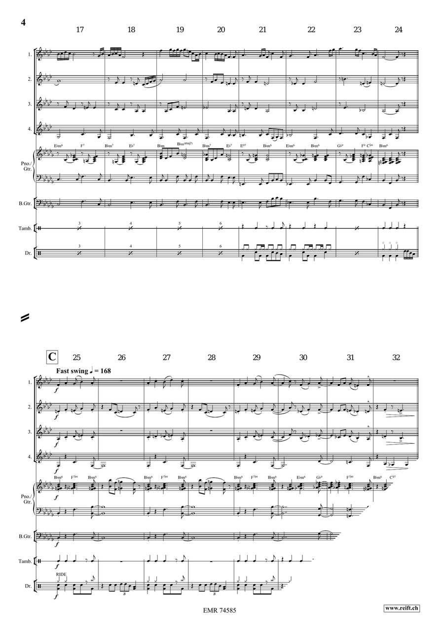 Sometimes I Feel Like A Motherless Child Horn scores gallery preview page 4