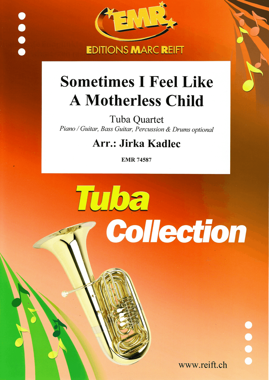 Sometimes I Feel Like A Motherless Child Tuba Quartet scores gallery preview page 1