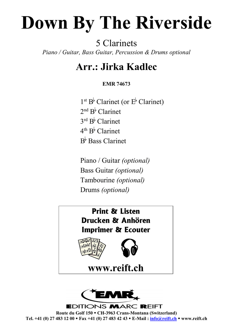 Down By The Riverside Down By The Riverside Clarinet Quintet scores gallery preview page 2
