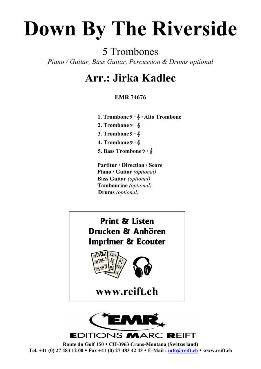 Down By The Riverside Down By The Riverside Trombone scores gallery preview page 2