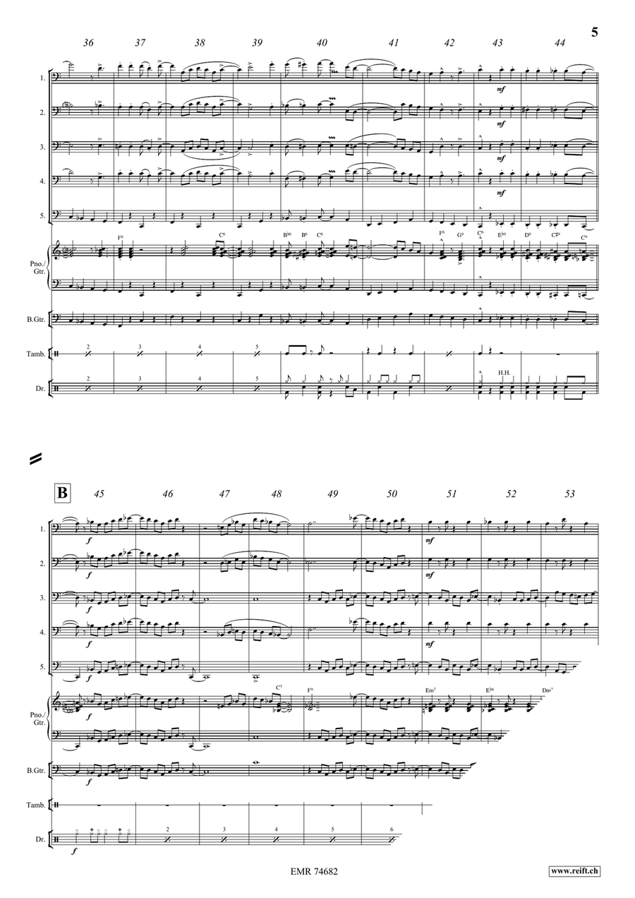 Down By The Riverside Down By The Riverside Bassoon scores gallery preview page 5