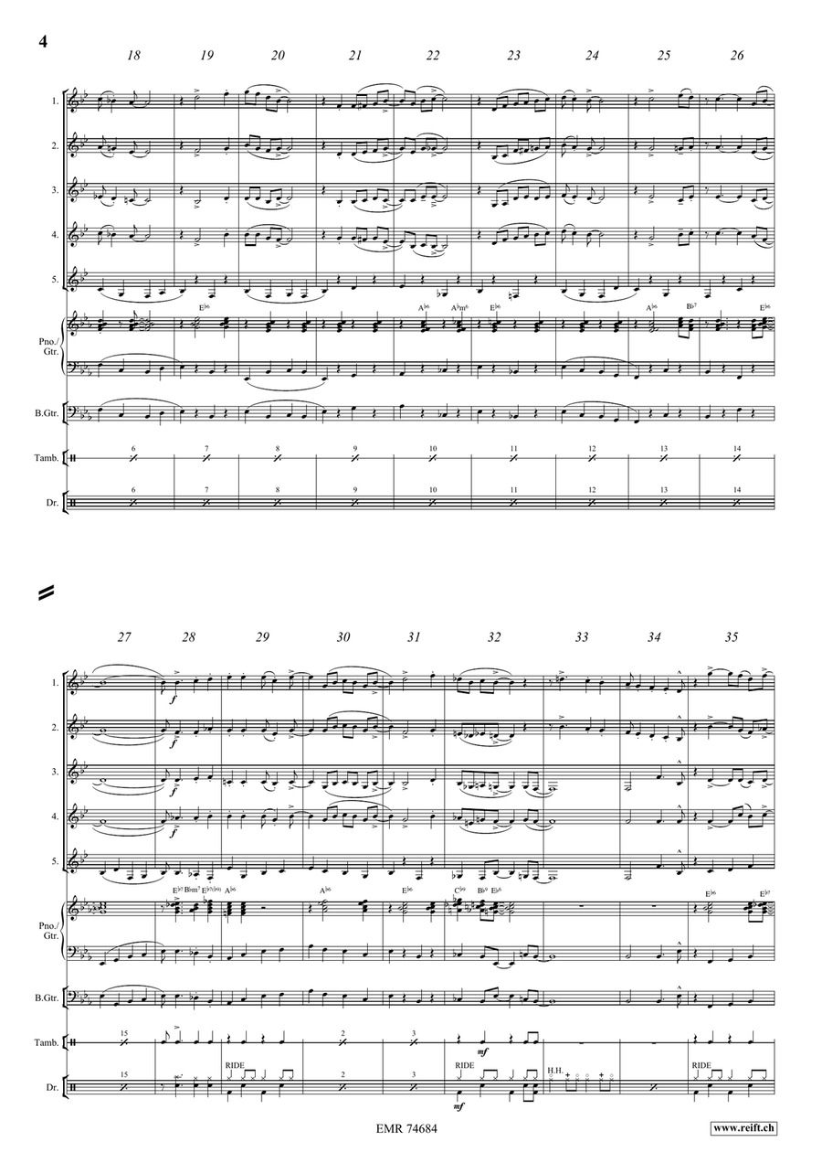 Down By The Riverside Down By The Riverside Horn scores gallery preview page 4