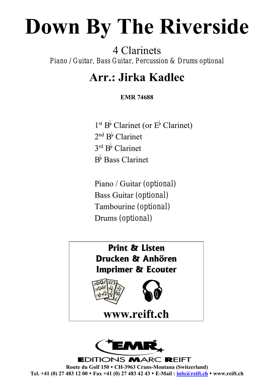 Down By The Riverside Down By The Riverside Clarinet Quartet scores gallery preview page 2