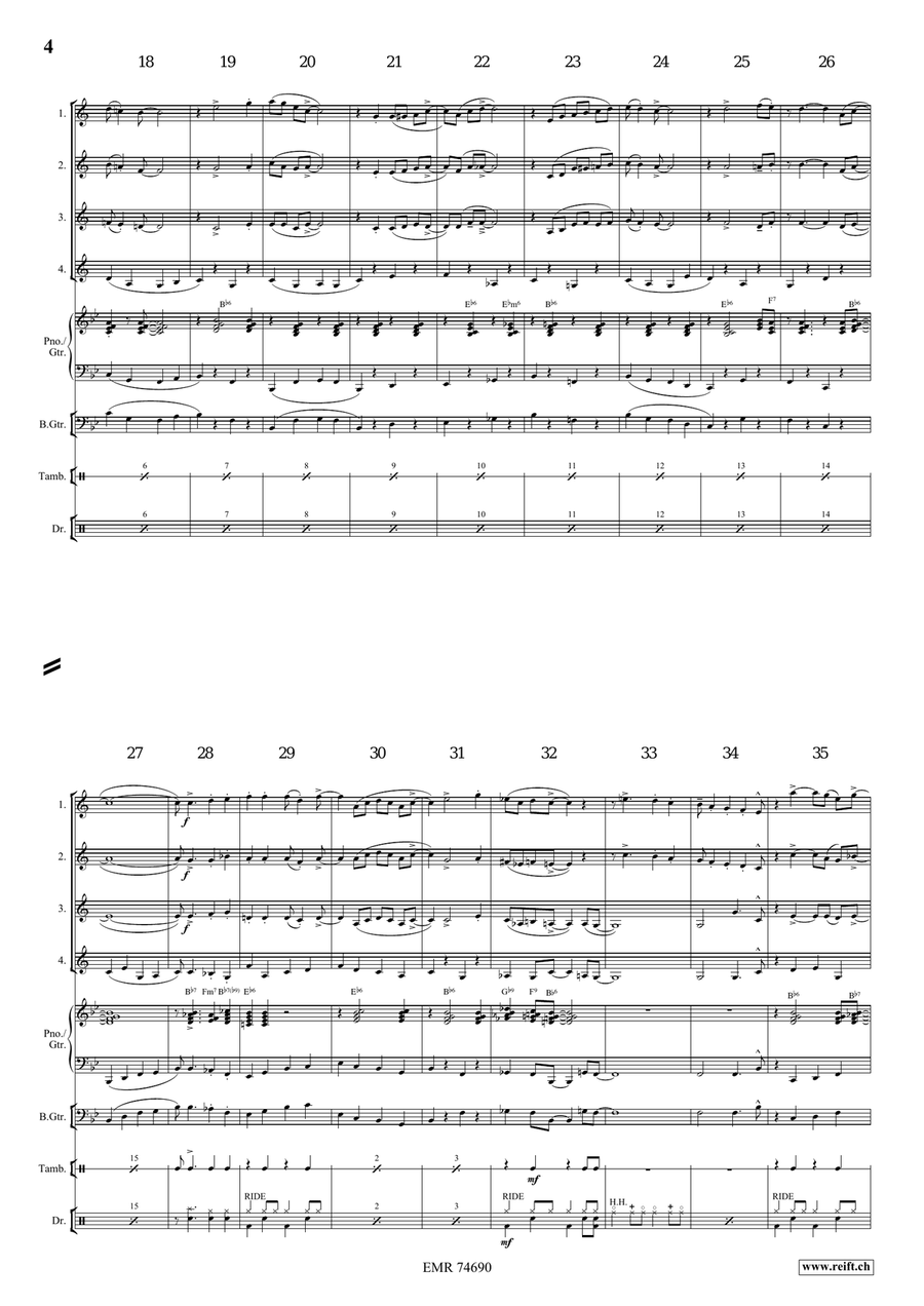 Down By The Riverside Down By The Riverside Cornet scores gallery preview page 4