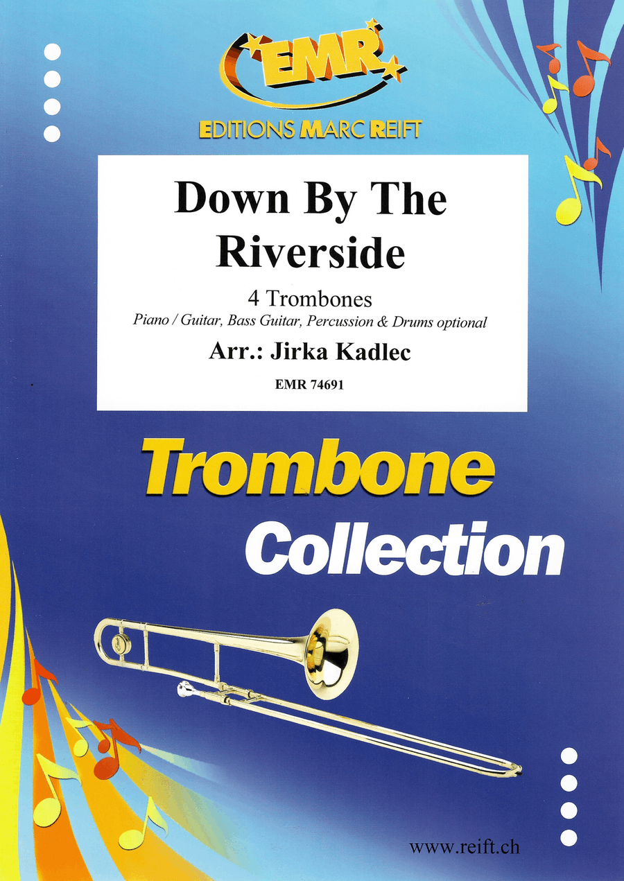Down By The Riverside Down By The Riverside Trombone Quartet scores gallery preview page 1