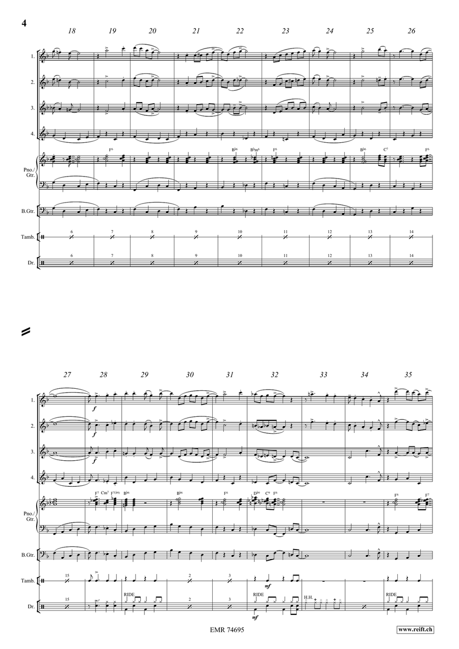 Down By The Riverside Down By The Riverside Flute Quartet scores gallery preview page 4